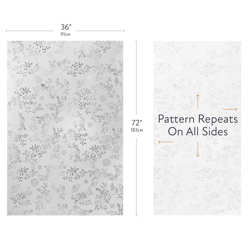 Artscape Elderberry | Decorative Privacy Window Film with Textured Glass Pattern | Non-Adhesive & UV Protection | Easy to Apply & Removable | 36 x 72 Inches | Made in USA - Image 4